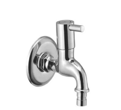 Silver Glossy Finish Corrosion Resistant Stainless Steel Tap For Bathroom Fittings 