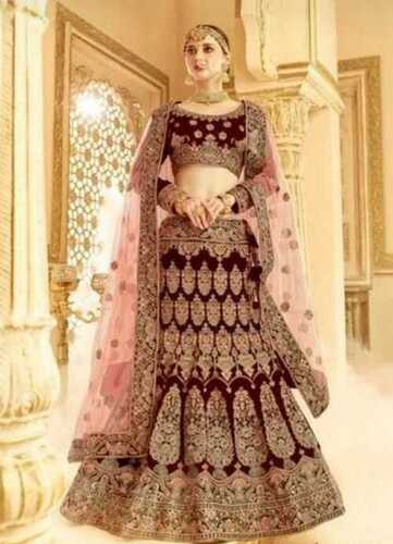 Ladies Embroidered Designer Lehenga For Wedding And Party Wear