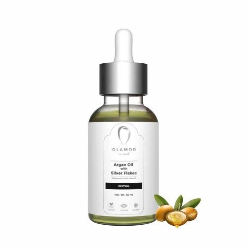 Olamor Anti-Aging Face Serum Revival with Silver Flakes 30ml