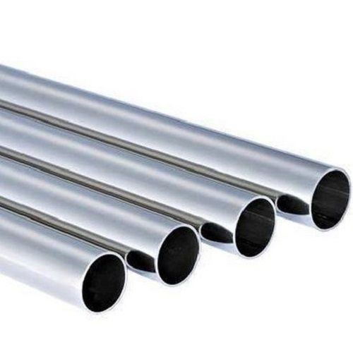 Silver Round 8 Metre Long Manual Polish Galvanized 310 Stainless Steel Pipes