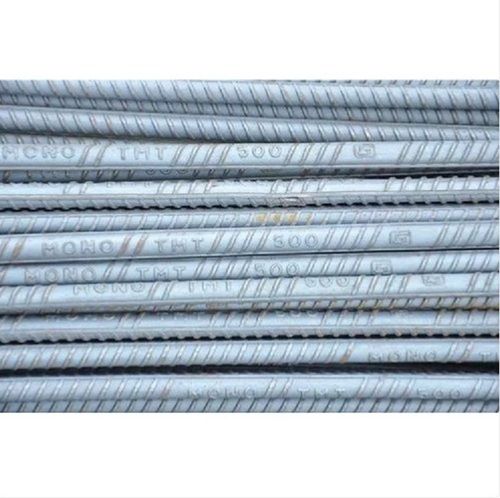 Round Galvanized Surface FE 500 Grade Mild Steel TMT Bar For Construction