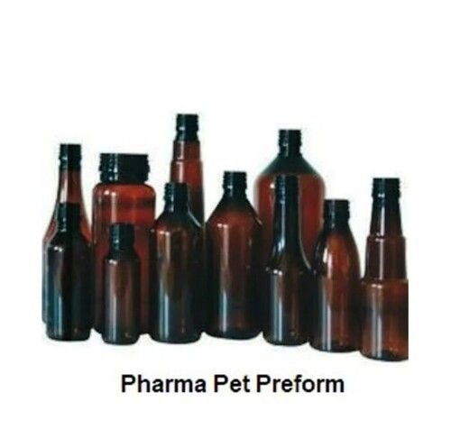 Transparent Pet Preform Bottle With Screw Cap For Pharmaceutical Use