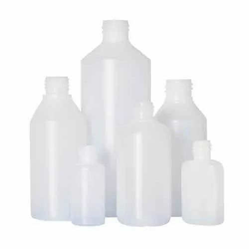 White Hdpe Chemical Packaging Bottle