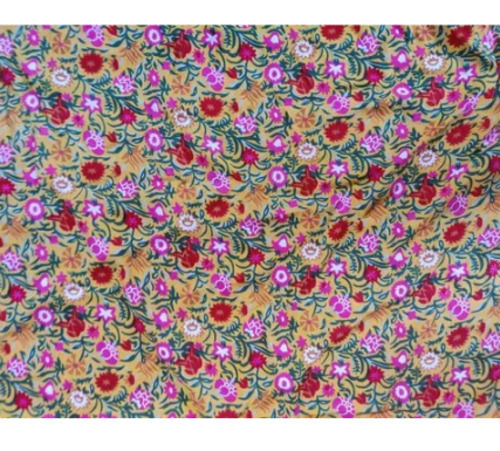 Multi 140 Gsm 20 Meter Washable Floral Printed Rayon Fabric