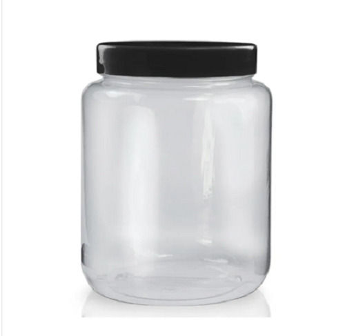 500 Ml Transparent Round Empty Plastic Jars For Storage