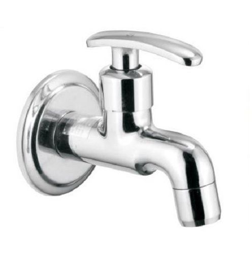 Silver 6 Inch Glossy Finish Stainless Steel Tap