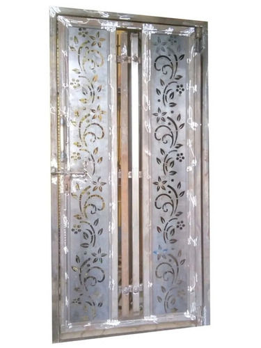 6x4 Feet Modern Designer Strong Horizontal Open Iron Entrance Door