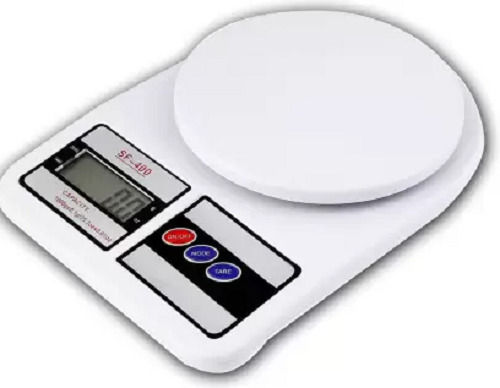 99% Accuracy 10 Kg Lcd Display Plastic Kitchen Weighing Scale