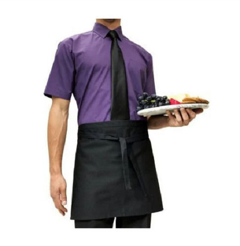 Anti Wrinkle Short Sleeve Polo Collar Plain Polyester Catering Uniform For Hotel Age Group: Adult