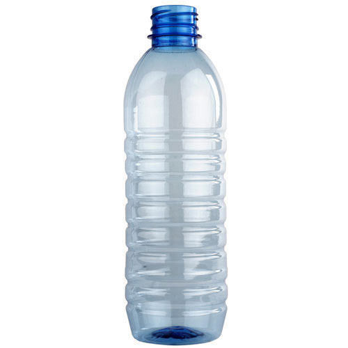 Blue Empty Plastic Bottle