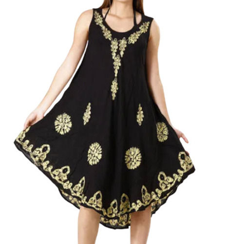 American Cotton Print Umbrella Dress Patio - Original Beast - Shop EWF  Vintage One Piece Dresses - Pinkoi