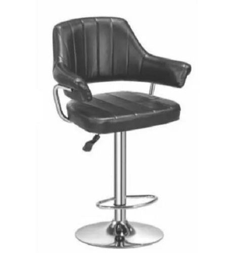 Machine Made Indian Style Rust Proof Stainless Steel Leather Seat Bar Chair For Bar