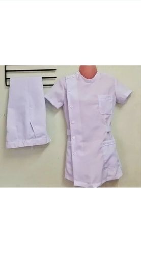 Medium Size Female Stitched White Doctor Hospital Uniform