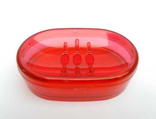 घर और होटल के उपयोग के लिए आयताकार आकार का प्लास्टिक साबुन बॉक्स