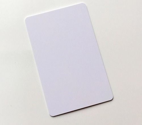 0.8 Mm 12x7.5 Cm 2 Gram Rectangle Plastic Pvc Id Card Uses For School And Office