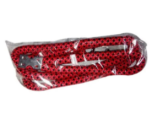Red 1.5 Meter Long Printed Nylon Dog Collar