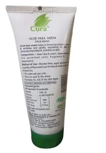 100 Ml Neem And Aloe Vera Face Wash For All Type Of Skin