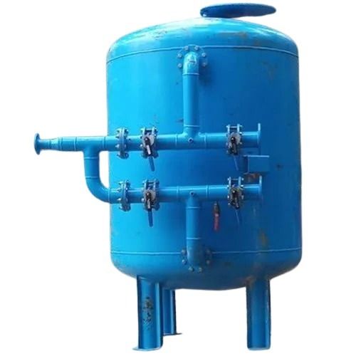 Blue 1000 Mm Mild Steel Round Multigrade Sand Filter