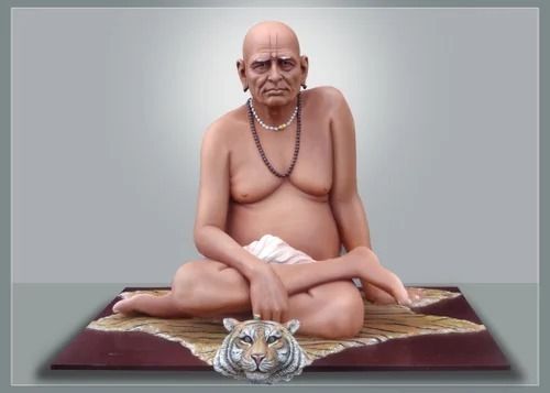 12-20 Inches Dust Proof Ceramic Swami Samarth Statue