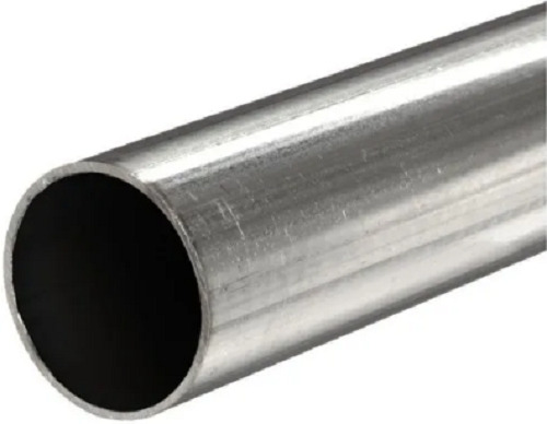 Stainless Steel 304 Round Pipe - 3 Meter Length, 2 Millimeter Thickness, Silver Color, Manual Polish Finish, Alloy Galvanized Surface Treatment, Socket Joint Connection, ANSI Standard