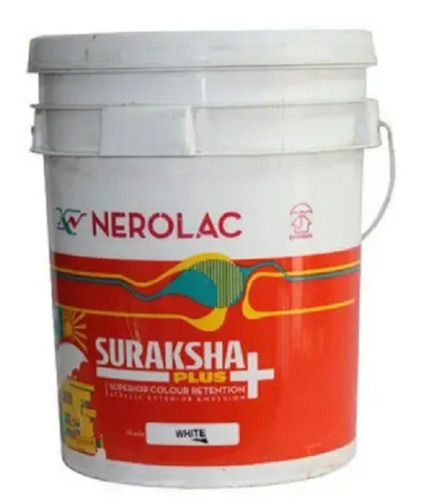  आंतरिक और बाहरी दीवार के लिए 20 लीटर 99% शुद्ध तरल चिकना ऐक्रेलिक नेरोलैक इको क्लीन पेंट 