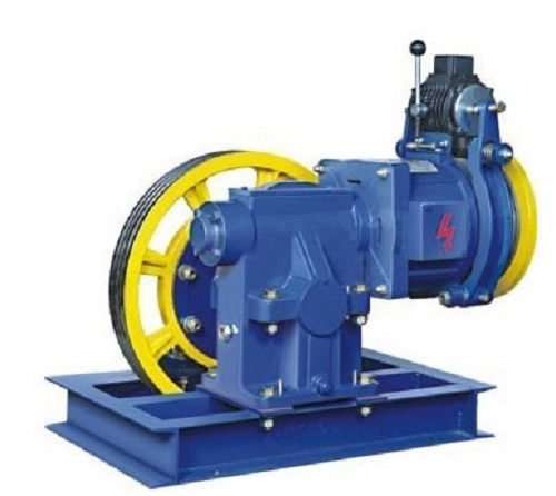 2400 X 5200 X 2300 Mm 408 Kilogram Load Mild Steel Elevators Traction Machine  Hoist Way Size: 3.7 Meter