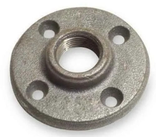 Silver 30 Mm Round Galvanized Cast Iron Flange 