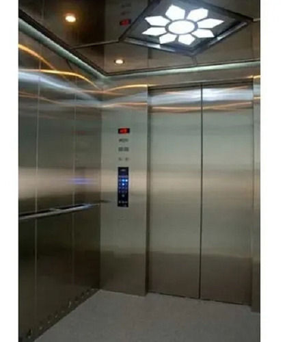 650 Kilogram Load 940 Rpm Stainless Steel Commercial Elevators Car Dimension: 2.6X 2.8X 2.6 Meter