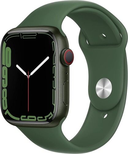 Comfortable And Rectangular Rubber Band Digital Wrist Smart Watch Color Of Band: Dark Green