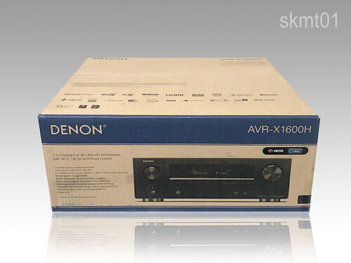 Denon AVR-X1700H 7.2 Channel AV Receiver - 80W/Channel (2021 Model), Advanced 8K HDMI Video w/ eARC, Full 3D Audio - Dolby Atmos, DTS:X, Wireless Streaming, Built-in HEOS, Amazon Alexa Voice Control
