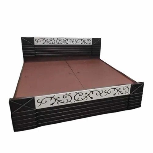 Handmade Artwork Modern Strong Solid Wooden Polished Double Bed