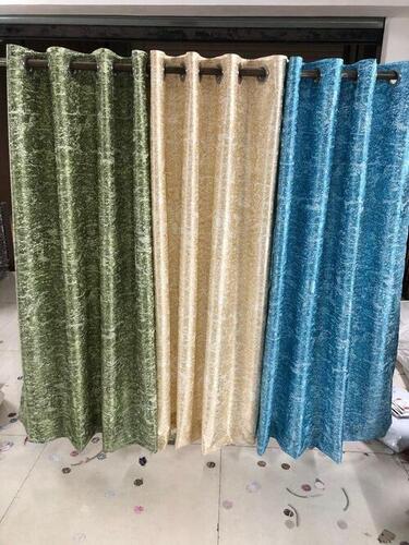 Modern Plain Machine Made Polyester Window Curtain