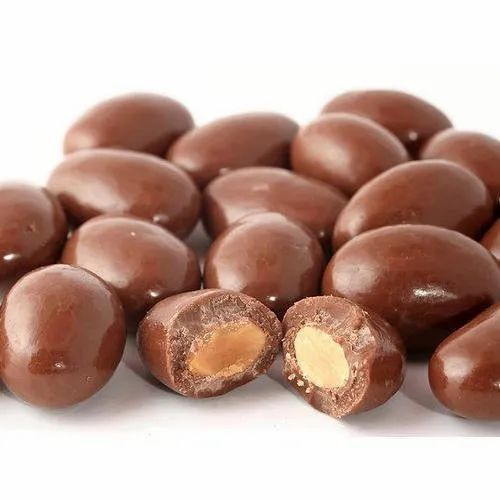 Brown Oval/ Round Shaped Eggless Chocolate Butterscotch Almonds