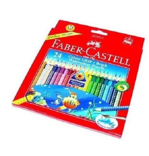 Pack Of 24 Pieces 7 Inch Graphite Multicolor Faber Castell Pencils For Drawing Weight: 100 Grams (G)