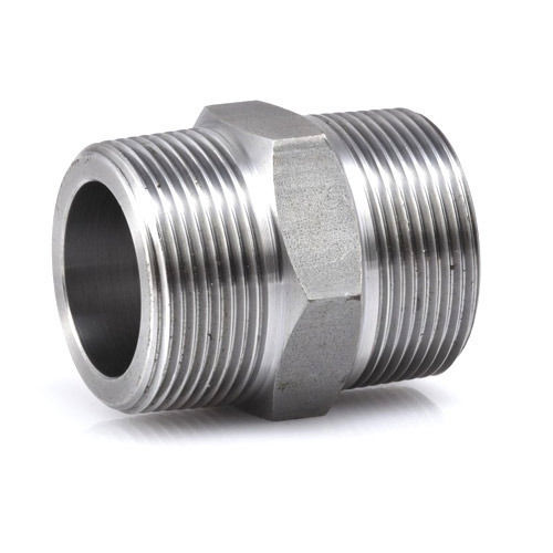 Stainless Steel Round Shape Nipple For Pipe Fitting Use