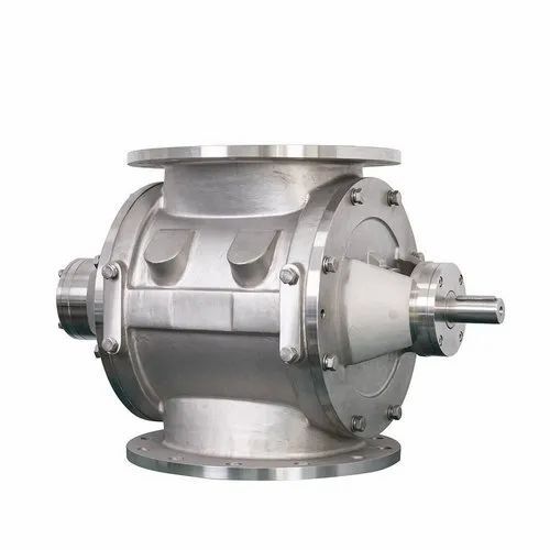 150 Mm Polished Surface Air Cast Iron Rotary Valve