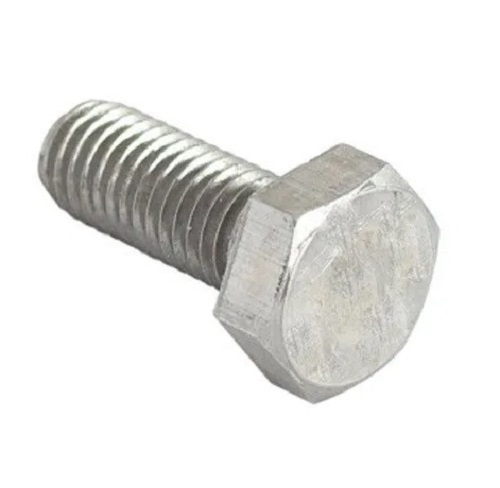 20 Mm Hexagon Head Rust Proof Hot Dip Galvanized Metal Bolt - Zinc-Coated Carbon Steel Silver Industrial Use | Durable Reliable Easy-to-Grip