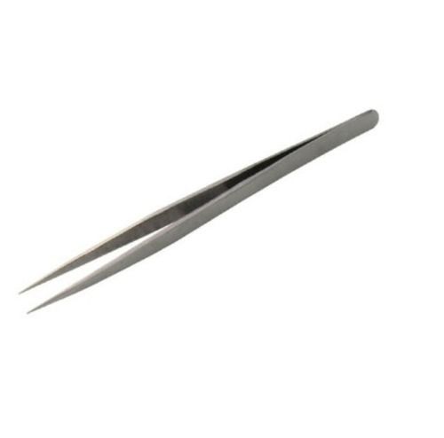 Silver 4 Inches Corrosion-Resistant Stainless Steel Surgical Tweezers