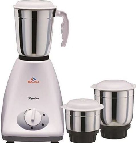 Set Of 3 Jar 450 Watt Power Bajaj Mixer Grinder  Capacity: 1.5 Liter/Day