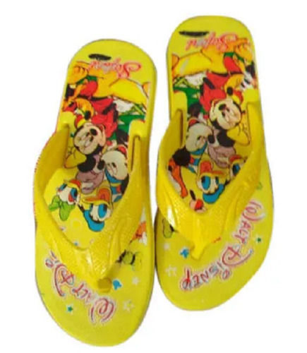 Comfortable And Waterproor Eva Rubber Printed Daily Wear Kids Flip Flop Slipper