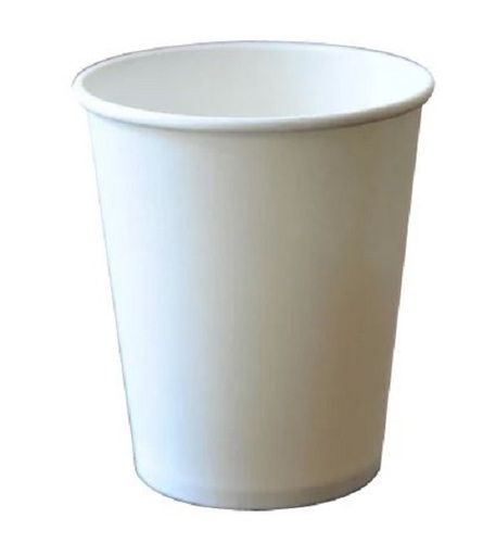 White Plain100 Ml Capacity Thermocol Paper Cup