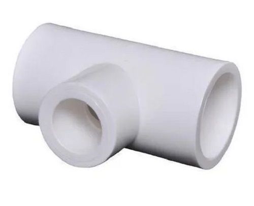 2 Inch Plain 3 Mm Thick Upvc Reducer Tee For Plumbing