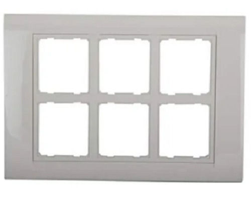 White 220 X 154 Mm Plastic Rectangular Modular Switch Plates