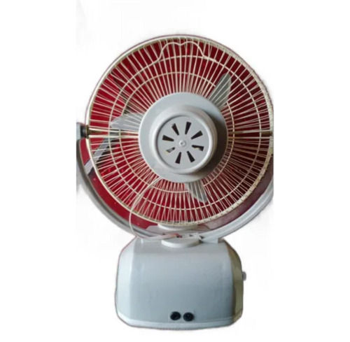 White And Red 240 Voltage 1800 Rpm 3 Blades Electric Source Plastic Table Fan