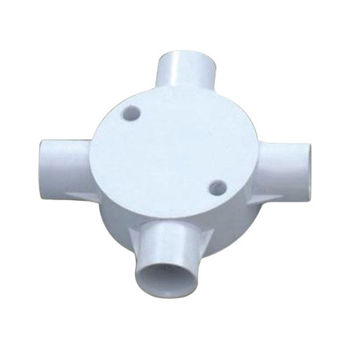 25 Mm 4 Mm Thick 65 Hrc Color Coated Polyvinyl Chloride Junction Box  Application: Electric Fittings