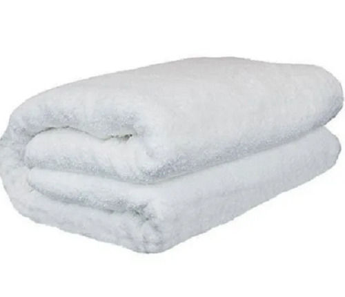 White 250Gm Jacquard Plain Dyed Non Woven Soft Cotton Terry Towel