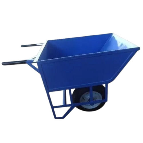 2x3 Feet Paint Coated Stainless Steel Trolley With Two Wheel For Garbage