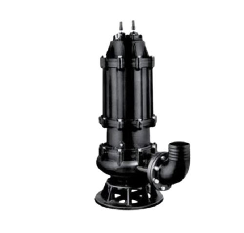 Black 5 Hp And 2300 Lph Paint Coated Mild Steel Submersible Sewage Pumps