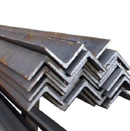 Silver 5 Metre Long Polished Iron Angle For Constructional Purpose 