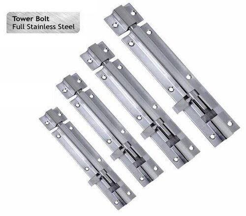 दरवाजे और खिड़की के लिए क्रोम सरफेस मॉडर्न स्टेनलेस स्टील टॉवल बोल्ट